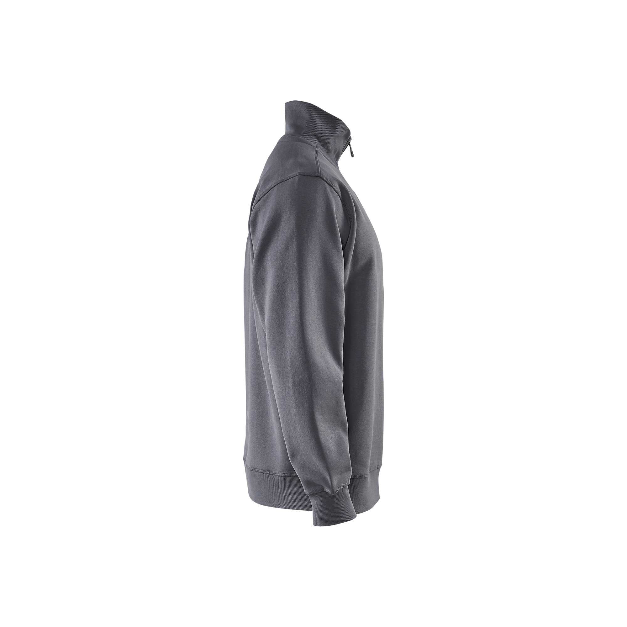 BLAKLADER 33651048 Sweatshirt With Collar Half-zip Work Sweatshirt MEN - Brushed Inside